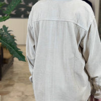 Camicia Chemise Col Boutonne American Vintage