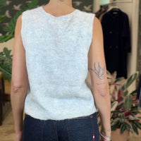 Gilet Pull Col Rond American Vintage