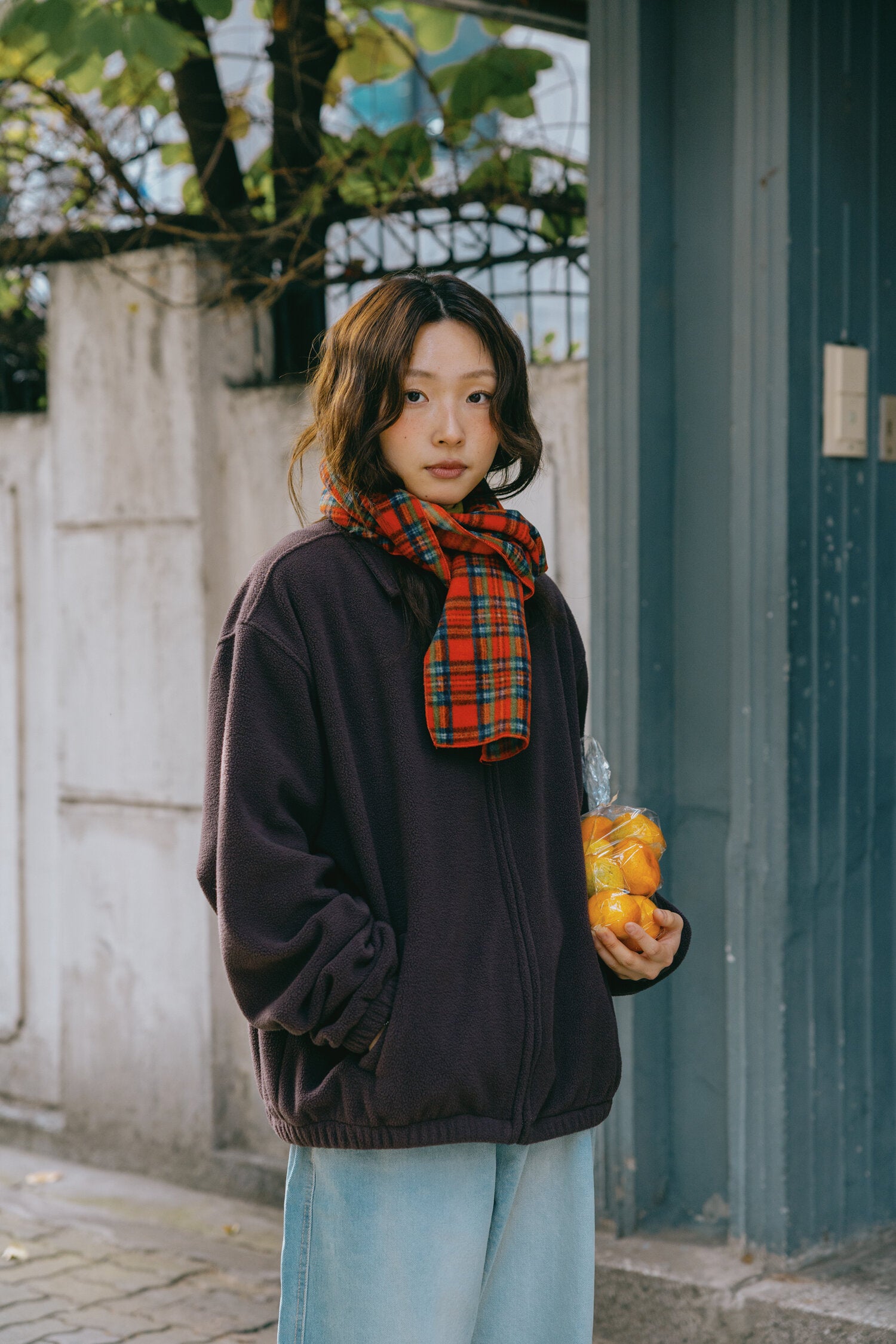 FLEECE_CHECK_MUFFLER_ORANGE_2.jpg
