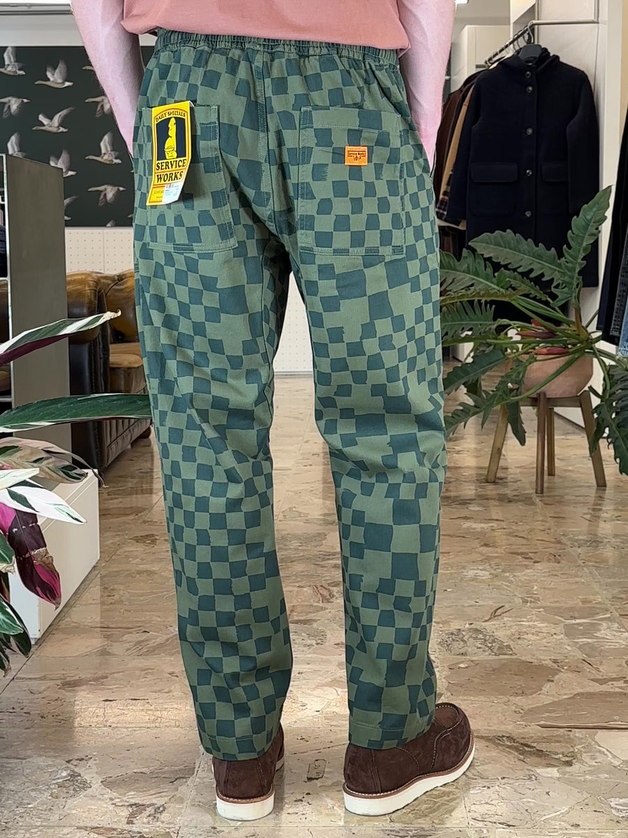 Pantalone Printed Chef Pant Service Works