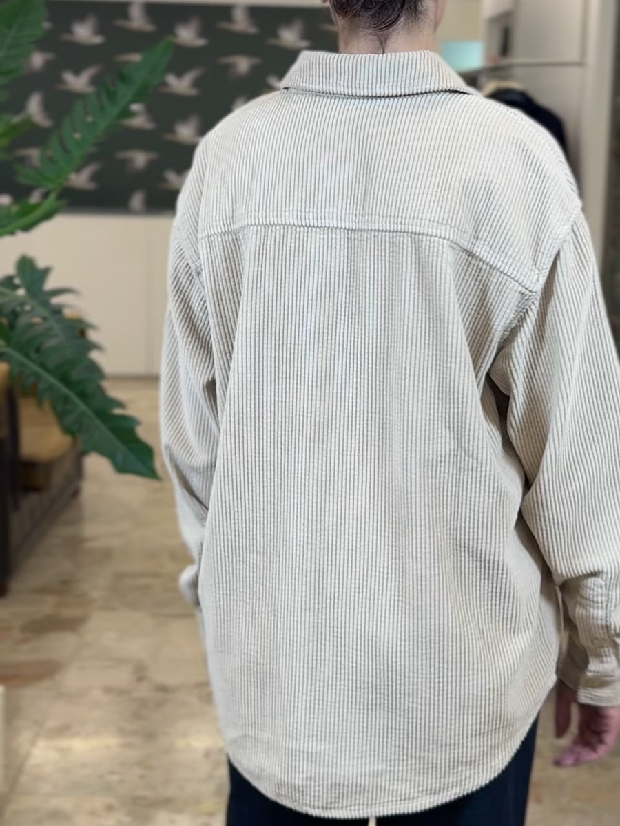 Camicia Chemise Col Boutonne American Vintage