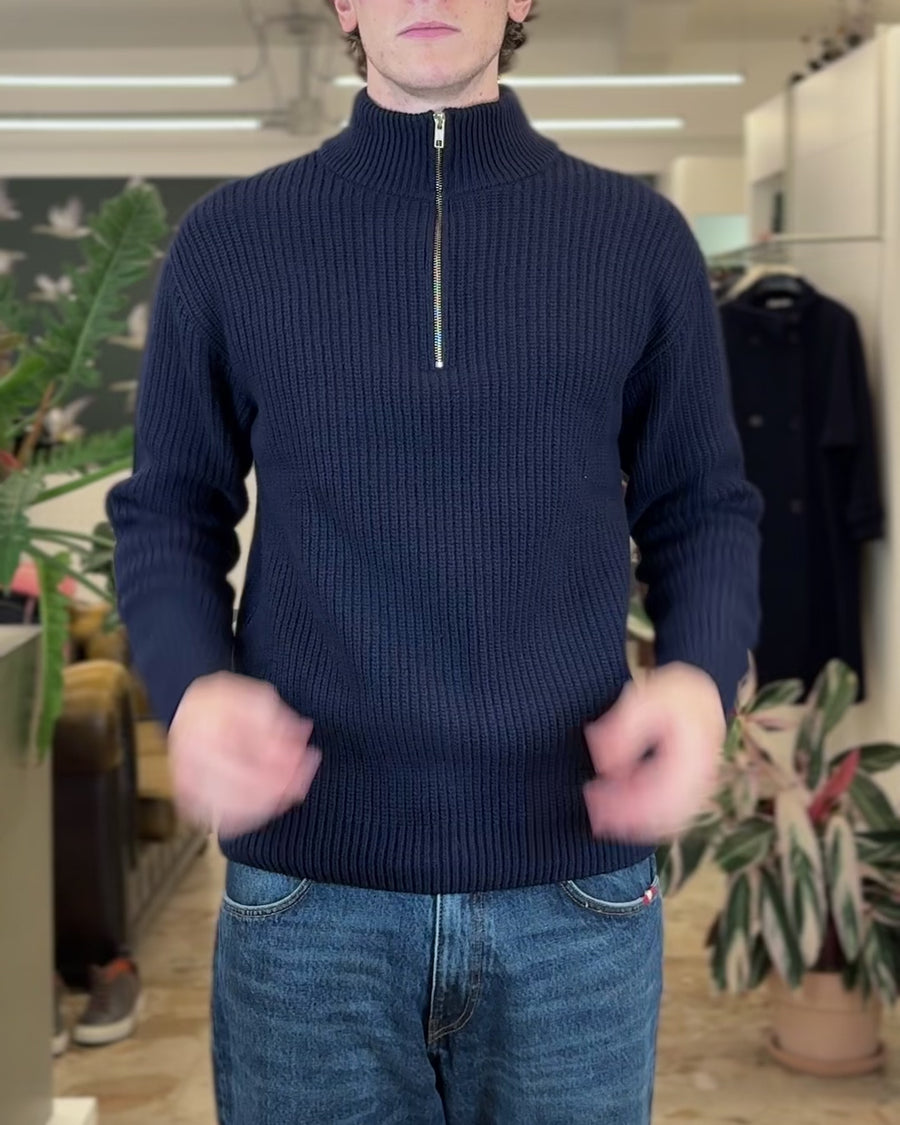Maglia Merino Quarter Zip Colorful Standard