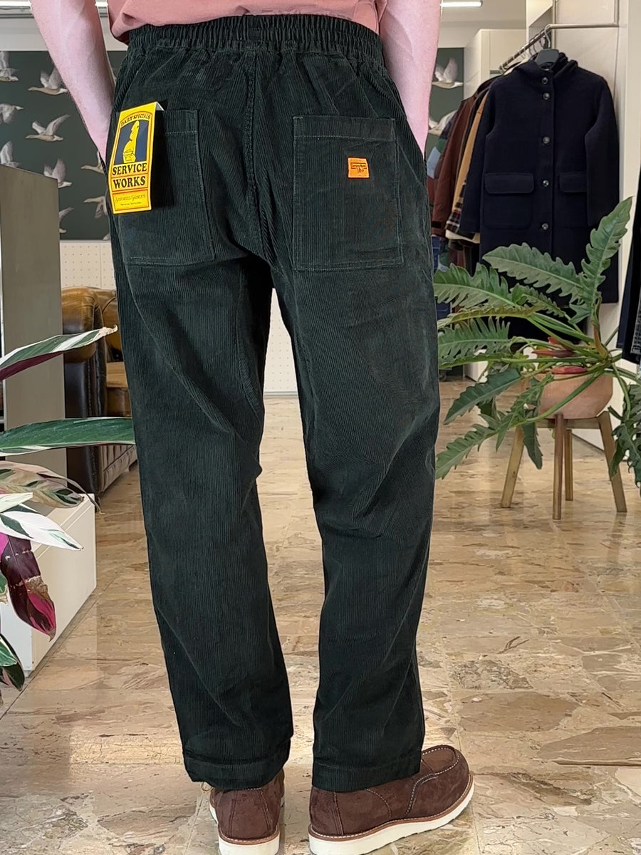 Pantalone Corduroy Chef Pant Service Works
