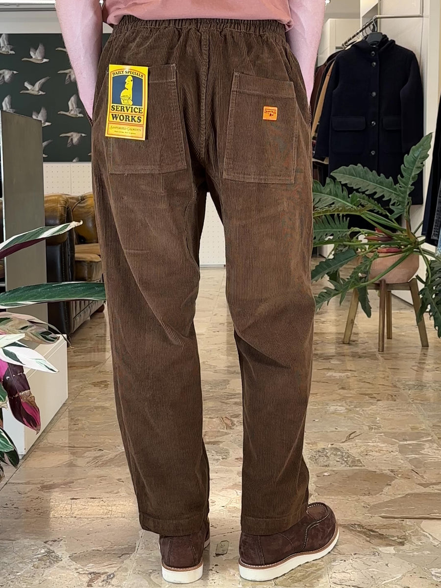 Pantalone Corduroy Chef Pant Service Works